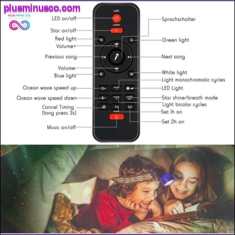 Galaxy Starry Night Lamp LED Star Projector Night Light - plusminusco.com