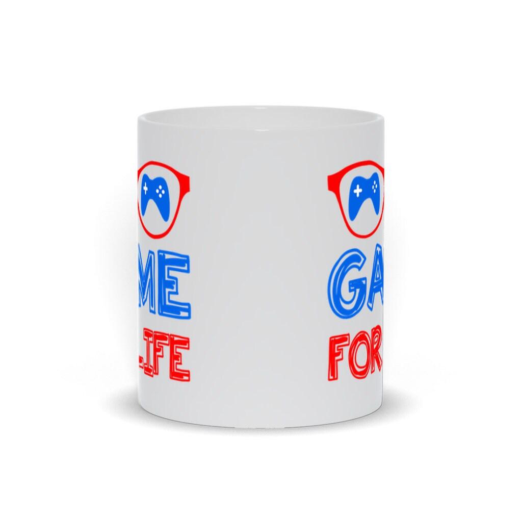 Game For Life Mugs, Gamer Gift, Gaming Present, Gift for Him, Gamer Mug, Video Game Mugs, Gamer Gift, Nerdy Mugs, Mug For Gamers - plusminusco.com