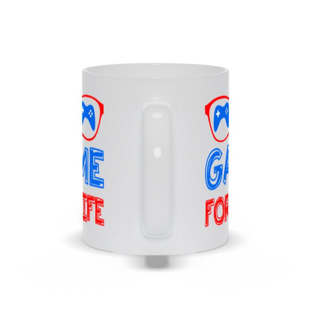 Game For Life Mugs, Gamer Gift, Gaming Present, Gift for Him, Gamer Mug, Video Game Mugs, Gamer Gift, Nerdy Mugs, Mug For Gamers - plusminusco.com