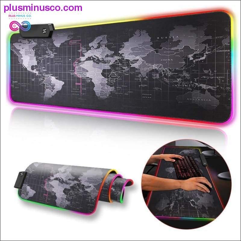 Gaming Mouse Pad Computer Mousepad Large Mouse Pad Gamer RGB - plusminusco.com