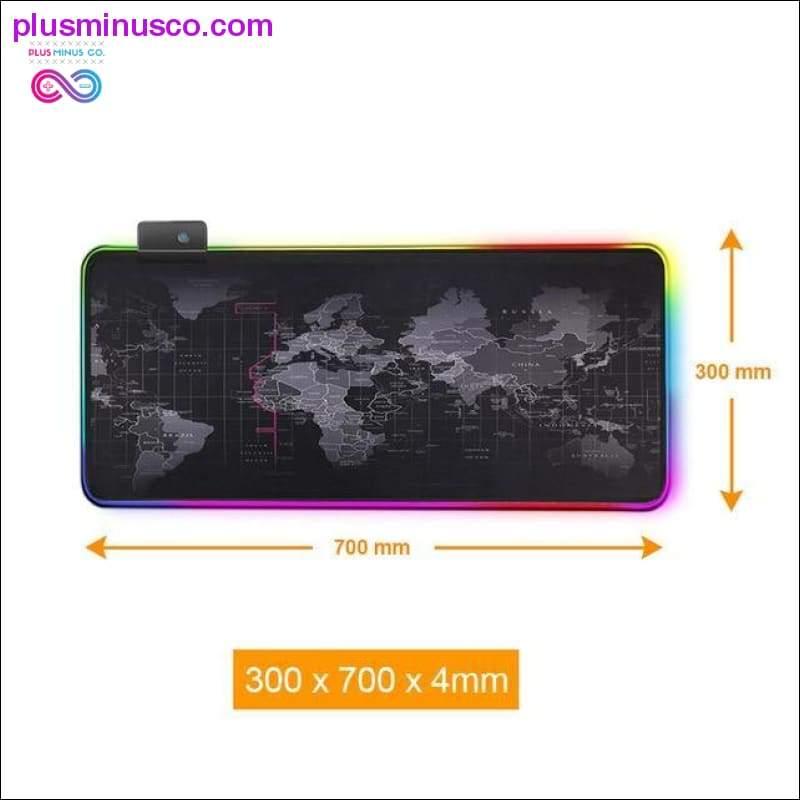 Gaming Mouse Pad Computer Mousepad Large Mouse Pad Gamer RGB - plusminusco.com