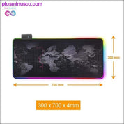 Gaming Mouse Pad Computer Mousepad Large Mouse Pad Gamer RGB - plusminusco.com