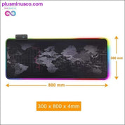 Gaming Mouse Pad Computer Mousepad Large Mouse Pad Gamer RGB - plusminusco.com