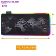 Gaming Mouse Pad Computer Mousepad Large Mouse Pad Gamer RGB - plusminusco.com