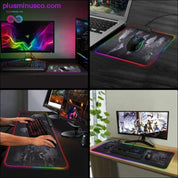 Gaming Mouse Pad Computer Mousepad Large Mouse Pad Gamer RGB - plusminusco.com