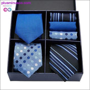 Gift box Pack Mens Tie Skinny Pink palid 100% Silk Classic - plusminusco.com