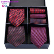 Gift box Pack Mens Tie Skinny Pink palid 100% Silk Classic - plusminusco.com