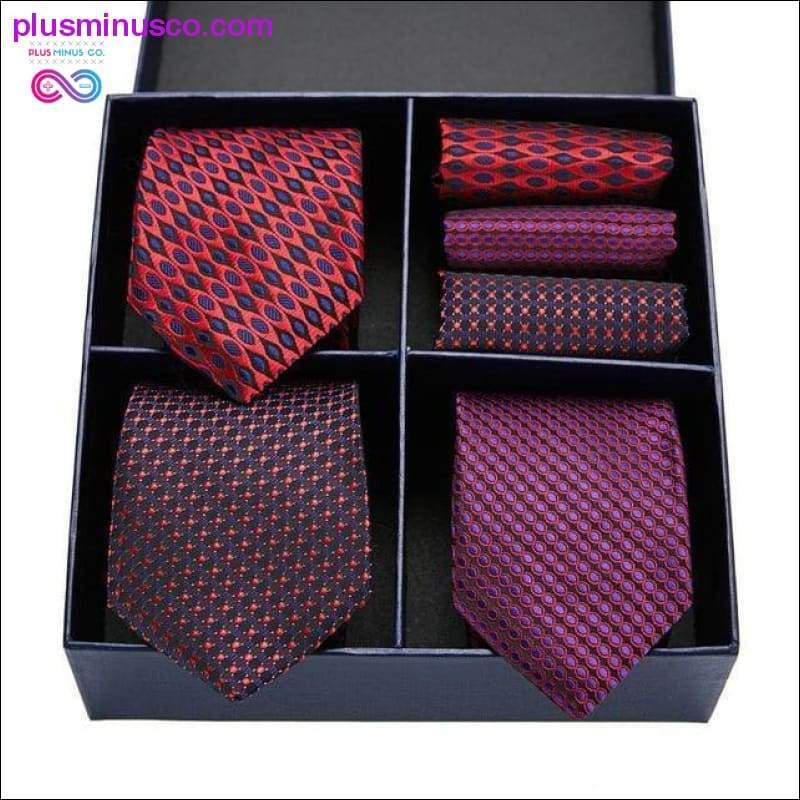 Gift box Pack Mens Tie Skinny Pink palid 100% Silk Classic - plusminusco.com