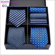 Gift box Pack Mens Tie Skinny Pink palid 100% Silk Classic - plusminusco.com