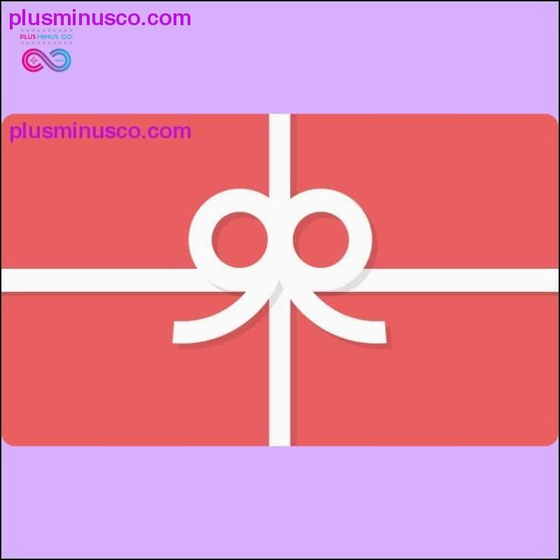 بطاقة الهدايا - plusminusco.com