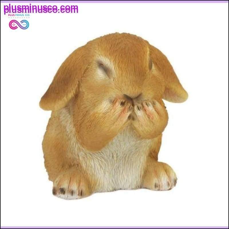Giggling Bunny Figurine ll PlusMinusco.com - plusminusco.com