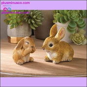 くすくす笑うウサギの置物 ll PlusMinusco.com - plusminusco.com