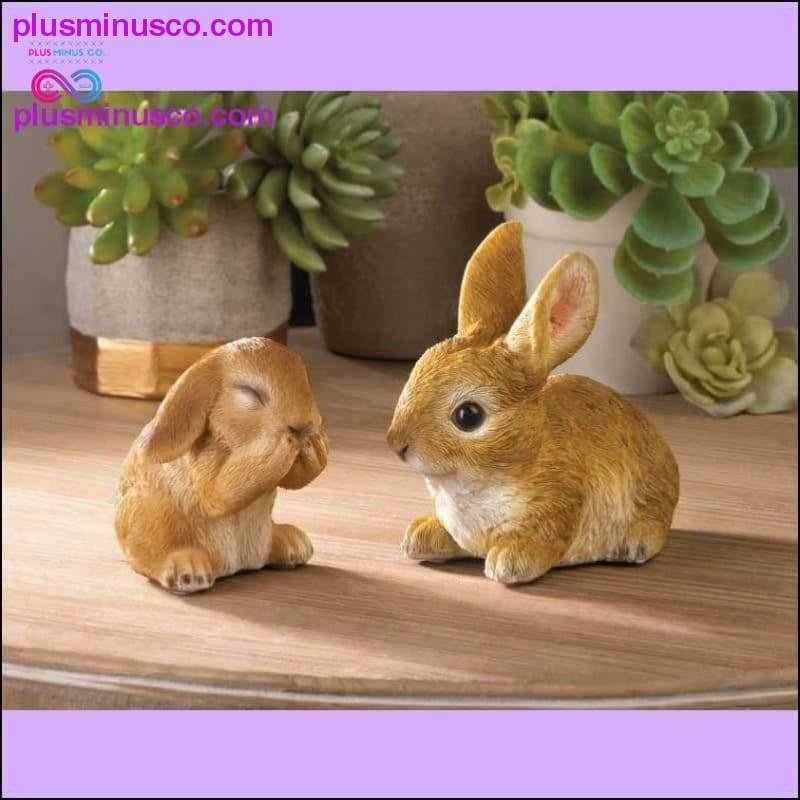 Gigiling Bunny Figurine ll PlusMinusco.com - plusminusco.com