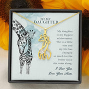 Giraffe Pendant Mother Daughter Necklace, Gift for Daughter, C30087TG, C30087TR, lx-C30087, PB23-WOOD, PROD-1304148, PT-968, TNM-1, USER-68797 - plusminusco.com
