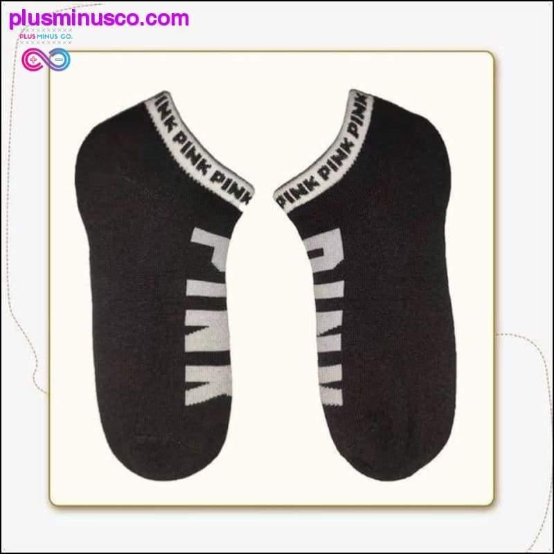 Girls Boat Socks Pink Motion Socks Harajuku Football - plusminusco.com