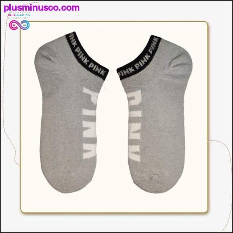 Girls Boat Socks Pink Motion Socks Harajuku Football - plusminusco.com