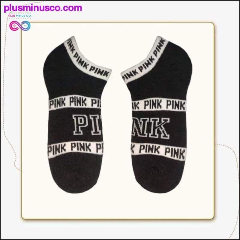 Girls Boat Socks Pink Motion Socks Harajuku Football - plusminusco.com