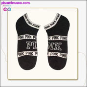 Κοριτσίστικες κάλτσες βάρκας Pink Motion Socks Harajuku Football - plusminusco.com