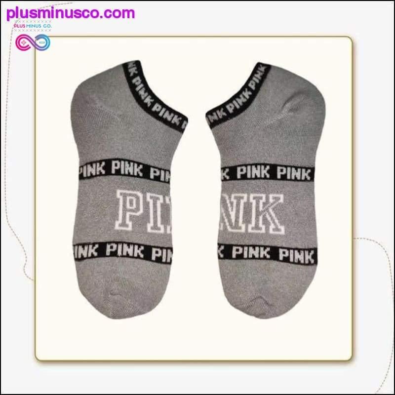Mergaičių valčių kojinės Pink Motion Socks Harajuku Football - plusminusco.com
