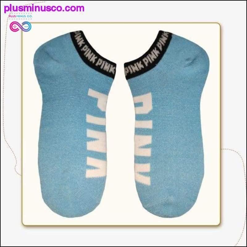 Girls Boat Socks Pink Motion Socks Harajuku Football - plusminusco.com