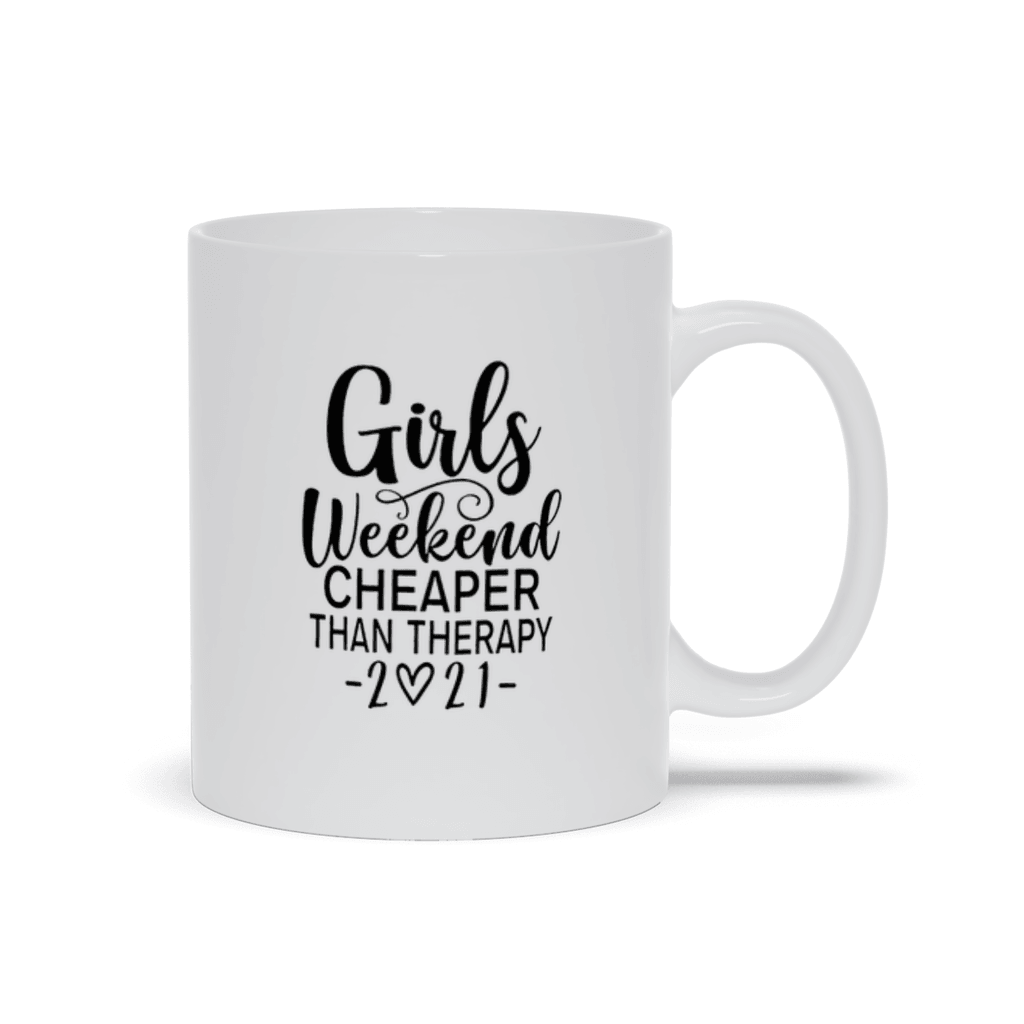 Girls Weekend Cheaper Than Therapy 2021 Mugs, Girls Weekend Cheaper Than Therapy 2021 shirt, Girls Trip, Girls Vacation - plusminusco.com