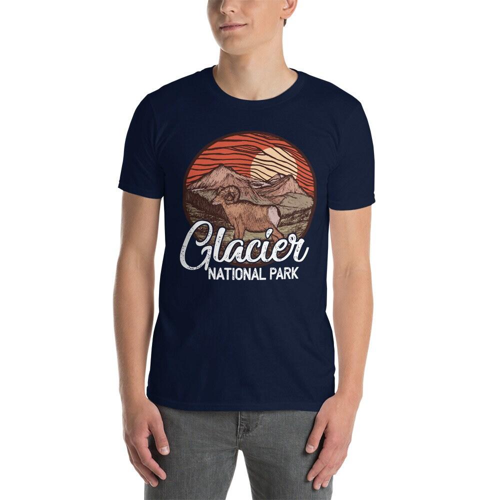 Gletscher-Nationalpark Montana's Rocky Mountains T-Shirt Tee, Tees - plusminusco.com