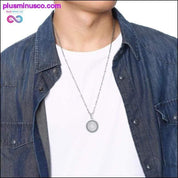 Gold-color CZ Stone Round Religious Necklace - plusminusco.com