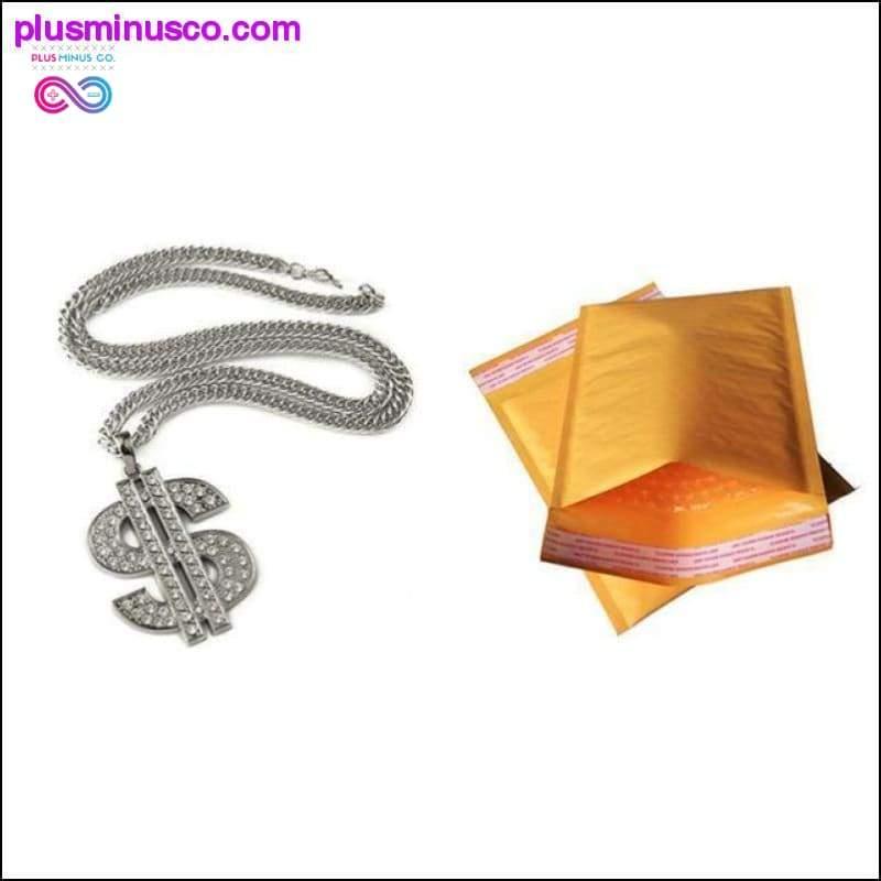 Golden Big Dollar $ Sign Unisex necklace Chain - plusminusco.com