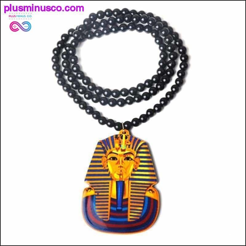 Gylden egyptisk farao halskjede - plusminusco.com