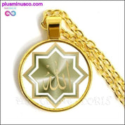 Guld/sølv/antik bronzefarver Unisex God Allah halskæde - plusminusco.com