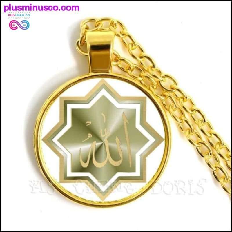 Ожерелье унисекс «Бог Аллах», золото/серебро/античная бронза - plusminusco.com