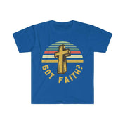 Got Faith?, T-shirt unisex stile morbido in cotone, girocollo, DTG, Abbigliamento da uomo, Vestibilità regolare, T-shirt, Abbigliamento da donna - plusminusco.com