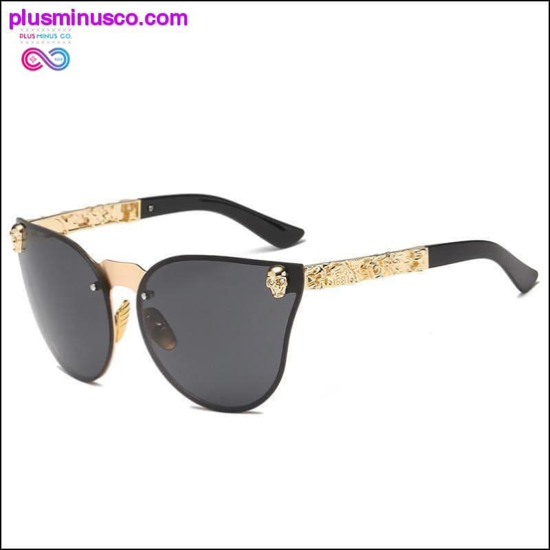 Gothic Sunglasses Skull Frame Metal Temple High Quality Sun - plusminusco.com