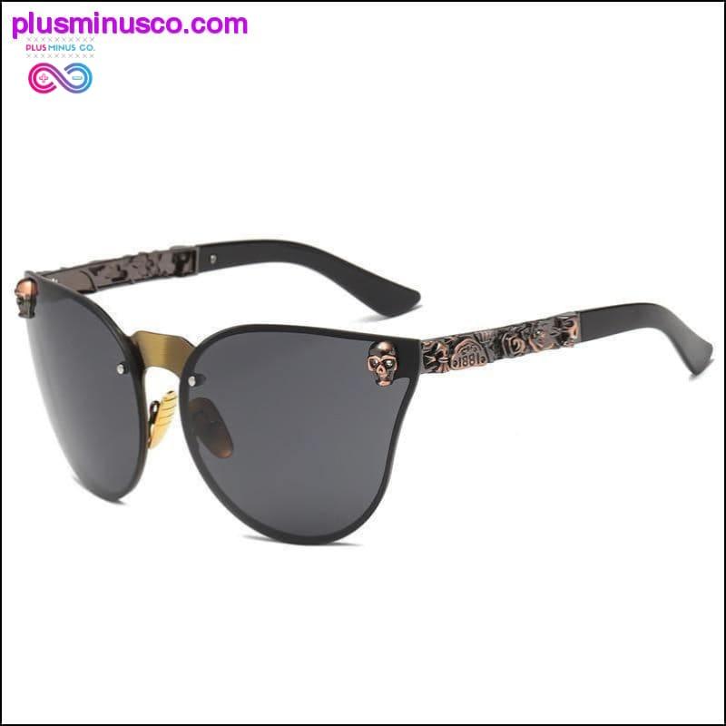Gothic Sunglasses Skull Frame Metal Temple High Quality Sun - plusminusco.com