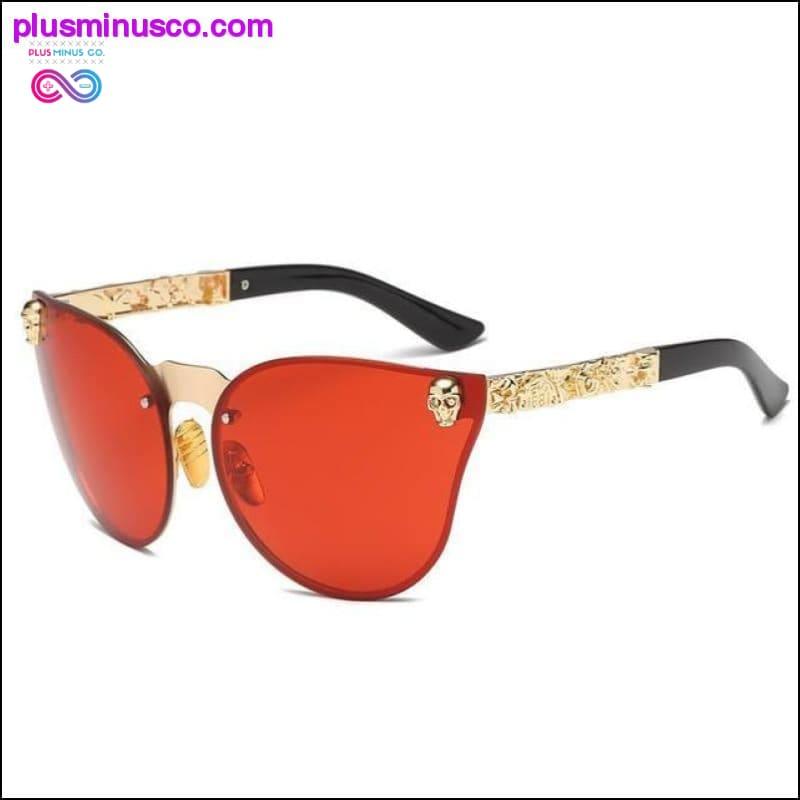 النظارات الشمسية القوطية إطار جمجمة معبد معدني شمس عالية الجودة - plusminusco.com