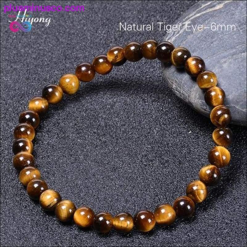 Green Tiger Eye Bracelet Natural Stone Energy Healing Beads - plusminusco.com