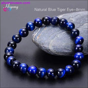 Green Tiger Eye Bracelet Natural Stone Energy Healing Beads - plusminusco.com