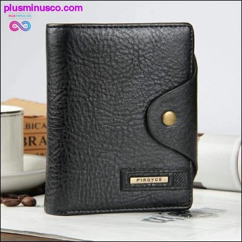Guaranteed Genuine Leather Brand Men Wallets Design Short - plusminusco.com