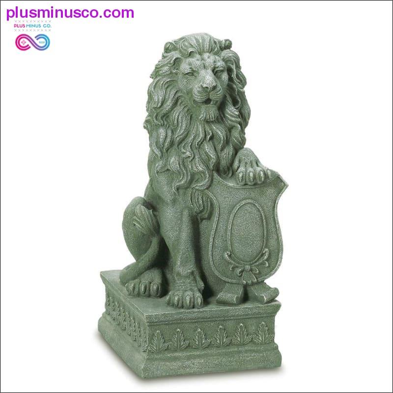 Guardian Lion Statue ll Plusminusco.com gammel, kunst, Haveindretning, gave, boligindretning - plusminusco.com