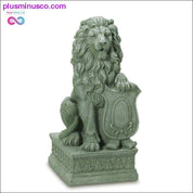 Guardian Lion Statue ll Plusminusco.com muinainen, taide, puutarhan sisustus, lahja, kodin sisustus - plusminusco.com