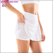 Gym Leopard Women’s Running Skirts High waist Safety - plusminusco.com