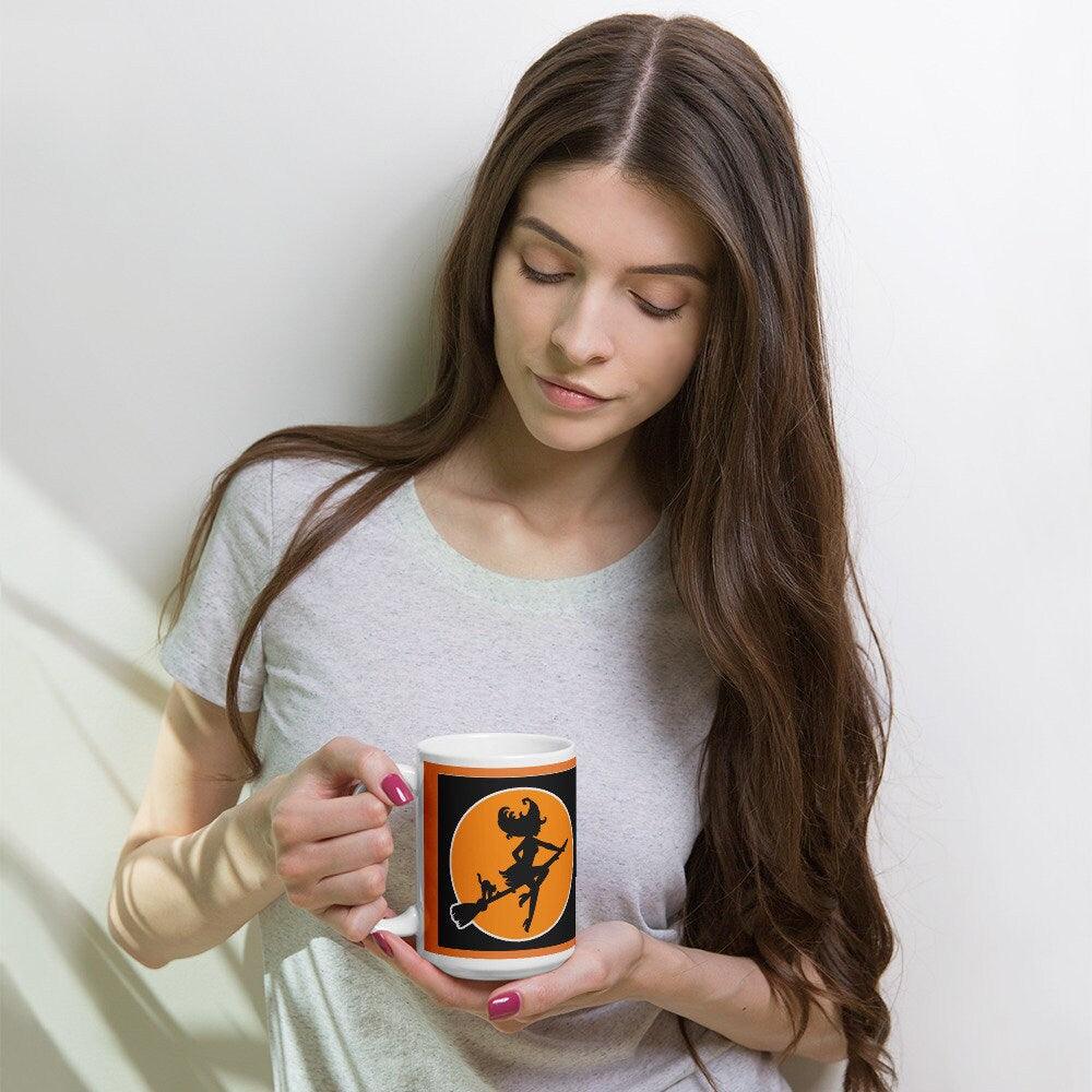 Halloween Mug, Halloween Mug Gift, Halloween ideas, black halloween Mug - plusminusco.com