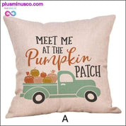 Halloweenowe poszewki na poduszki Happy Fall Y'all Cotton Linen Sofa - plusminusco.com