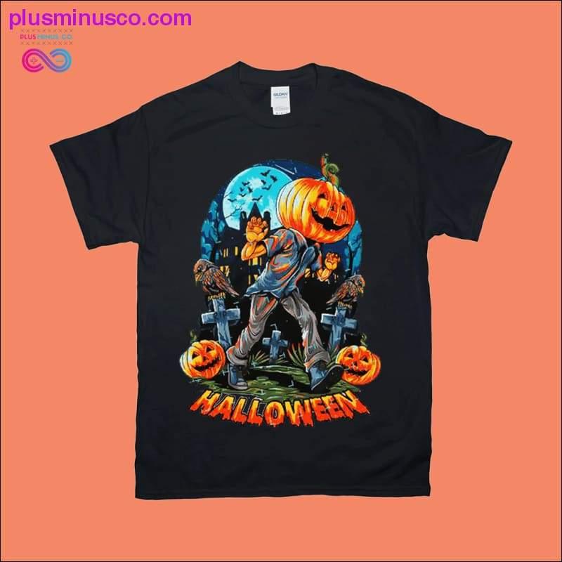 Tricouri cu dovleci de Halloween - plusminusco.com
