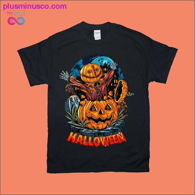 Halloween Smile Pumpkins T-Shirts - plusminusco.com