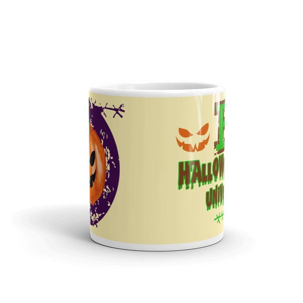 Halloween University Mug, Halloween University,  Halloween Mug,  Custom Coffee Mug, Halloween Home Decor, Pumpkin Fall Mugs, Trick or Treat - plusminusco.com