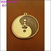 Handgefertigte und geätzte Yin-Yang-Buddha-Halskette – plusminusco.com