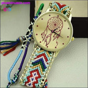 Reloj pulsera de la amistad atrapasueños hecho a mano - plusminusco.com