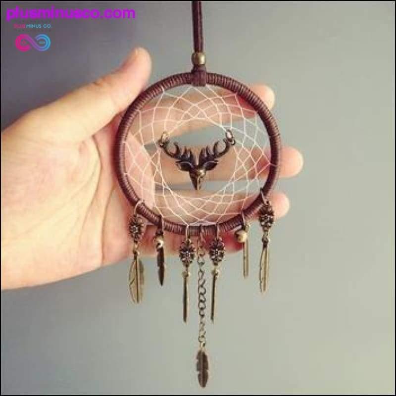 Handmade Moose DreamCatcher with Jingle Bells - plusminusco.com
