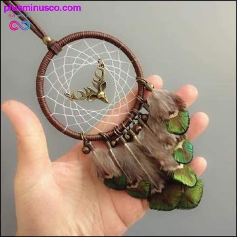 Handmade Moose DreamCatcher with Jingle Bells - plusminusco.com